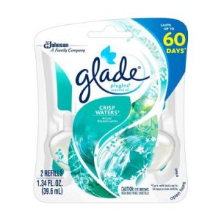 Glade PlugIns 0.67 oz. Crisp Waters Scented Oil Refill (2 Pack) 639250