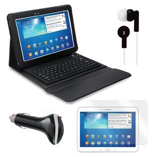 Mgear Accessories Bluetooth Keyboard Folio with Earphones, Screen