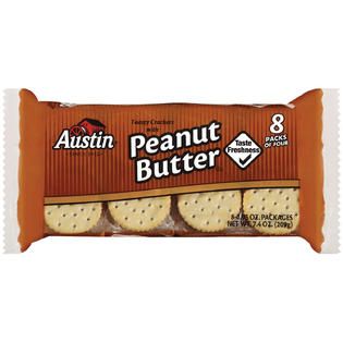 Austin Toasty W/Peanut Butter 8 Ct Cracker Sandwiches 7.4 OZ BAG