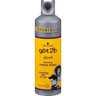 Schwarzkopf got2b Glued Blasting Freeze Spray, 14.4 oz