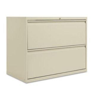 Alera LF3629PY Two drawer Lateral File Cabinet, 36w X 19 1/4d X 29h, Putty