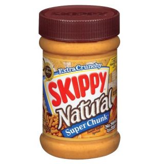 Skippy Peanut Butter Natural Super Chunk Jar 15 oz