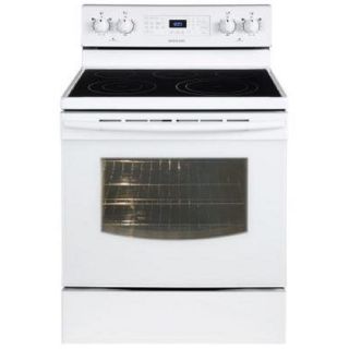 Samsung Smooth Surface Freestanding 5 Element 5.9 cu ft Self Cleaning Convection Electric Range (White) (Common 30 in; Actual 29.90 in)