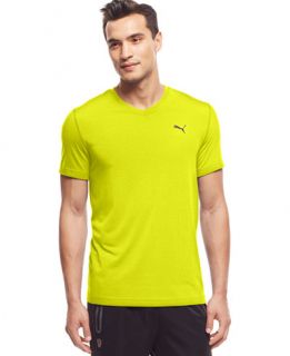 Puma Mens Essential V Neck T Shirt   T Shirts   Men