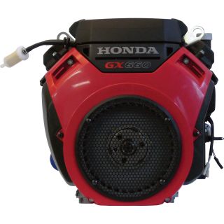 Honda V-Twin Horizontal OHV Engine with Electric Start — 688cc, GX Series, 1 7/16in. x 4 7/16in. Shaft, Model# GX660RBDW  601cc   900cc Honda Horizontal Engines
