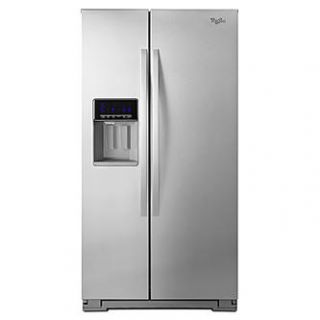 Whirlpool 25.6 cu. ft. Side by Side Refrigerator   Stainless Steel