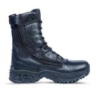 Ridge Footwear   Mens Boots Ghost Leather Zipper Black 08010 Wide