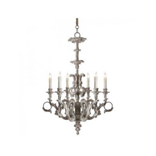 Ebby High French 6 Light Candle Chandelier