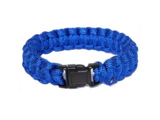 Every Day Carry 9.5" Survival Paracord Bracelet Plastic Release Buckle   Black