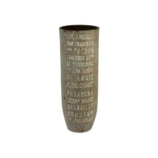 Filament Design Lenor 21 in. Ceramic Decorative Vase in Gray CLI FLW18171