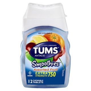 TUMS® Extra Strength Antacid Smoothies Assorted Fruit Chewable