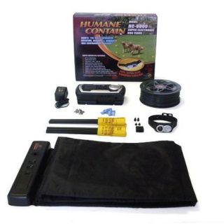 High Tech Pet Extra Value Combo Systems Humane Contain Super Dog Electric Fence and Scat Pad