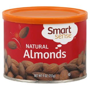 Smart Sense Almonds, Natural, 9 oz (255 g)   Food & Grocery   Snacks