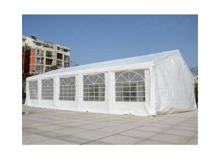 Outsunny 33' x 20' Heavy Duty Outdoor Party Tent / Carport   White