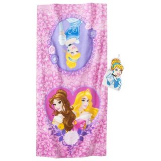 Disney® Princess Cinderella Bath Towel/Wash Mitt Set   Pink