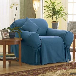 Sure Fit Cotton Duck Chair Slipcover