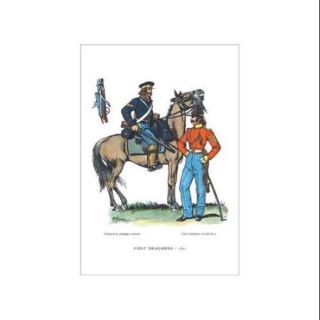 First Dragoons, 1851 Print (Canvas 20x30)