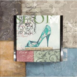 Yosemite Home Decor 20 in. x 20 in. "High Heel Obsession I" Hand Painted Contemporary Artwork YB100052A