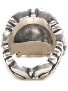 Duffy Sterling Silver Ornate Skull Ring