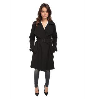 diane von furstenberg anouk trench coat black