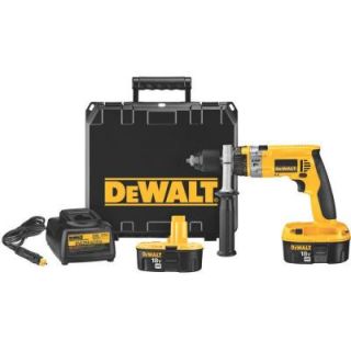 DEWALT 18 Volt XRP Ni Cad Cordless 1/2 in. Hammer Drill/Driver with Vehicle Charger DCD959VX