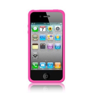 Minisuit Soft Touch TPU Case for iPhone 4 4S 4G   Pink