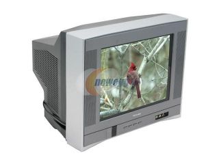 TOSHIBA 14AF45 14" Aspect Ratio 4:3 Silver FST PURE Color TV