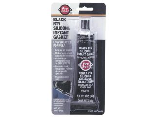 3 Oz. RTV Silicone   Black by USATNM