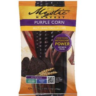 Mystic Harvest Purple Corn Multi Grain Tortilla Chips, 7 oz, (Pack of 16)