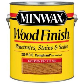 Minwax 1 gal. Oil Based Golden Pecan Wood Finish 250 VOC Interior Stain 710840000