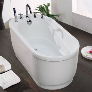 PureScape 47 x 30 Freestanding Acrylic Bathtub