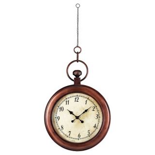 Lazy Susan 45 in. Bela Vista Bronze Hanging Clock