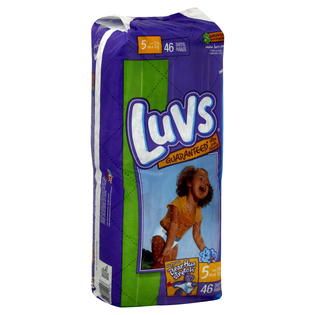 Luvs  Diapers, Size 5 (Over 27 lb), Blues Clues, Mega, 46 diapers