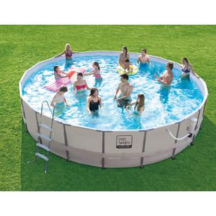 Pro Series  20 ft. x 48 in. Frame Pool Set with Mosaic Printing on