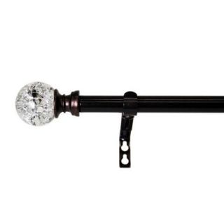 Versailles Crystal Ball Finial Telescopic Rod Set