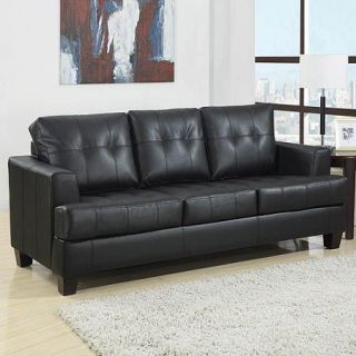 Coaster Samuel Bonded Leather Sofa Sleeper, Multiple Colors