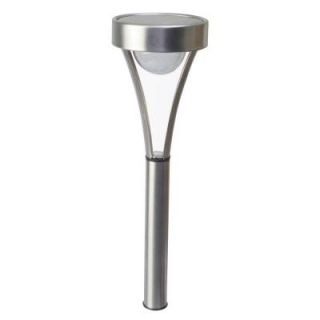 Moonrays Alena Style Stainless Steel Solar Powered LED Outdoor Path Light (4 Pack) 91755