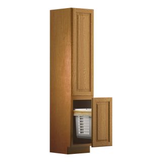 KraftMaid 18 in W x 88.5 in H x 21 in D Praline Maple Freestanding Linen Cabinet