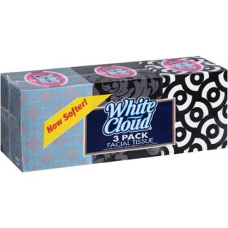 Product Title White Cloud 3 Pack, 2 ply Facial Tissues, 75 Sheet Cube Tissue Boxes