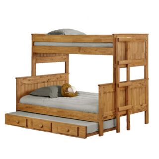 Chelsea Home Twin Over Full Standard Bunk Bed with Trundle