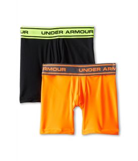 Under Armour Kids Original Series Boxerjock® 2 Pack (Big Kids) Blaze Orange/Black/High Vis Yellow