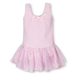 Danz N Motion® by Danshuz® Girls Activewear Leotard Dress   Pink