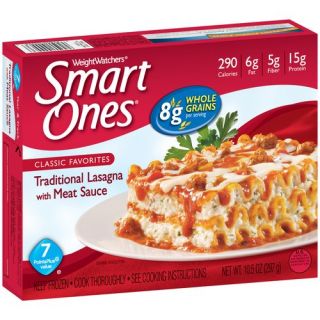 Weight Watchers Smart Ones Classic Favorites Traditional Lasagna with Meat Sauce, 10.5 oz