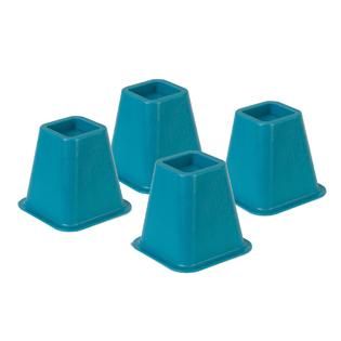 Honey Can Do Bed Risers   4pk blue   Home   Furniture   Bedroom
