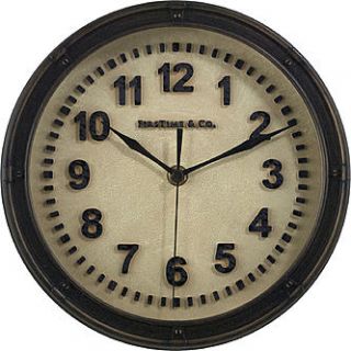 FirsTime Raised Station Wall Clock   Home   Home Decor   Wall Decor