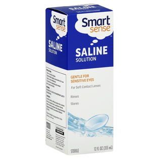 Smart Sense Saline Solution, for Soft Contact Lenses, 12 fl oz (355 ml