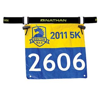 Nathan Race Number Belt 2.0   Running   Accessories   Atomic Blue