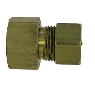 Sioux Chief 3/8 in. x 1/4 in. Brass Female Compression x Compression Adapter 909 47100201