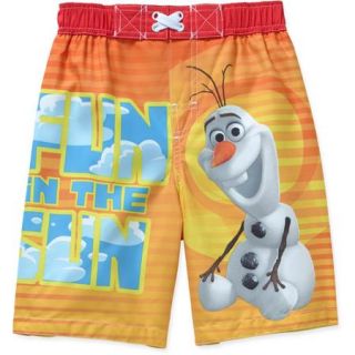 Disney Frozen Olaf Fun Sun Toddler Boy Swim Trunks