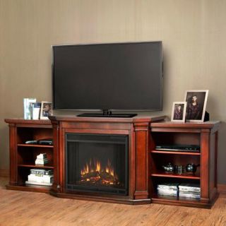 Real Flame Valmont TV Stand with Electric Fireplace